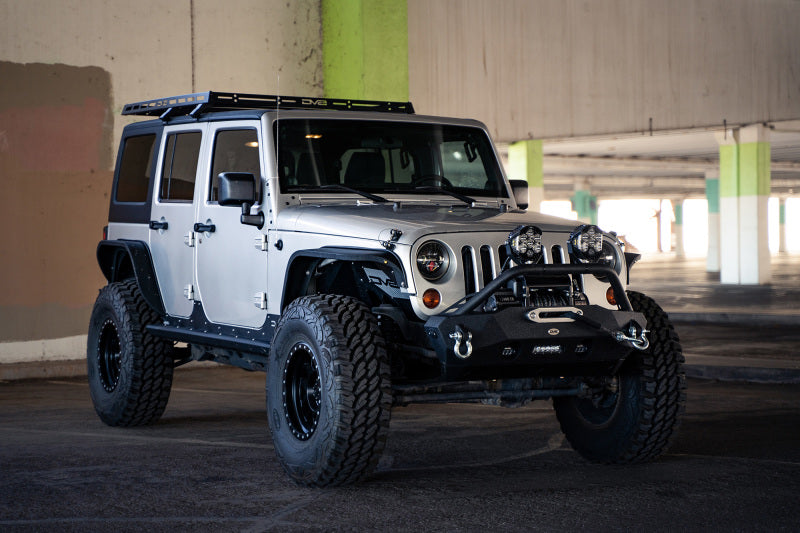 DV8 Offroad 07-18 Jeep Wrangler JK Short Roof Rack DV8 Offroad