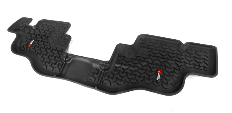 Rugged Ridge Floor Liner Rear Black 1976-1986 Jeep CJ-7 87-95 Jeep Wrangler YJ Rugged Ridge