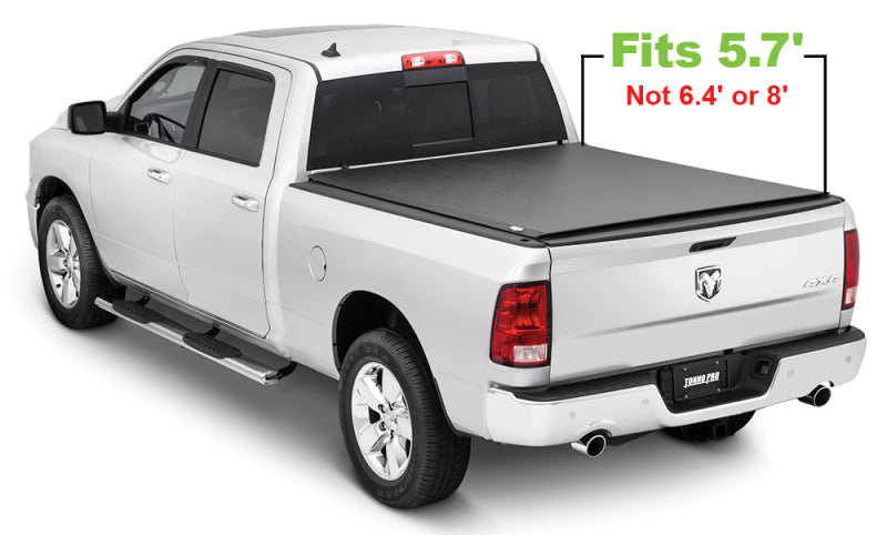 Tonno Pro 09-19 Dodge RAM 1500 5.7ft Fleetside Lo-Roll Tonneau Cover Tonno Pro