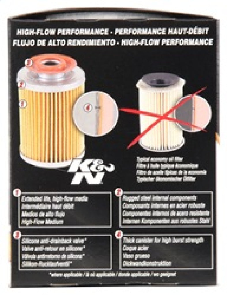K&N Buick / Chevrolet / Oldsmobile Performance Gold Oil Filter K&N Engineering