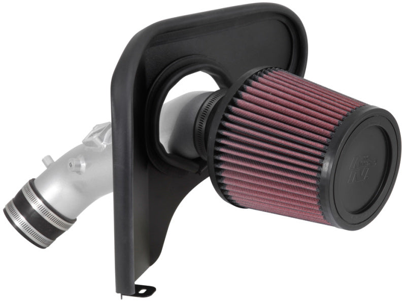 K&N 2013-14 Honda Accord 2.4L L4 69 Series Typhoon Air Intake System - Silver Cold Air Intake Kit K&N Engineering