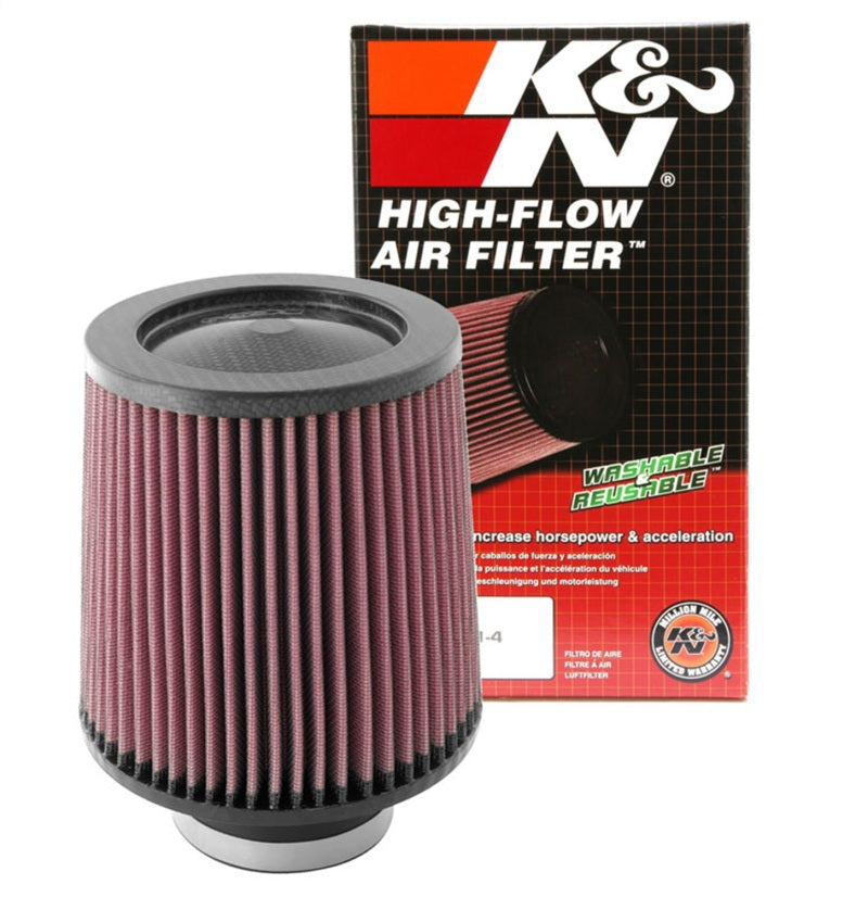 K&N Round Tapered Universal Air Filter 3 inch Flange 6 inch Base 5 inch Top 6 inch Height K&N Engineering