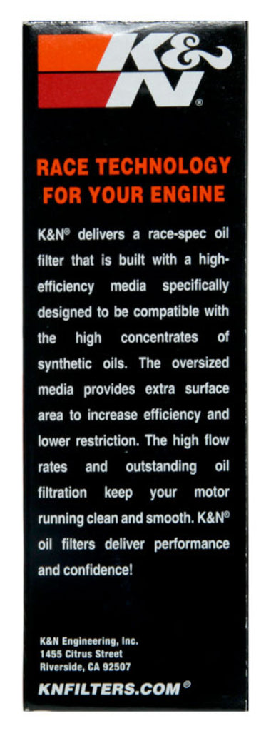 K&N 1.625in OD x 5.05in H Oil Filter K&N Engineering