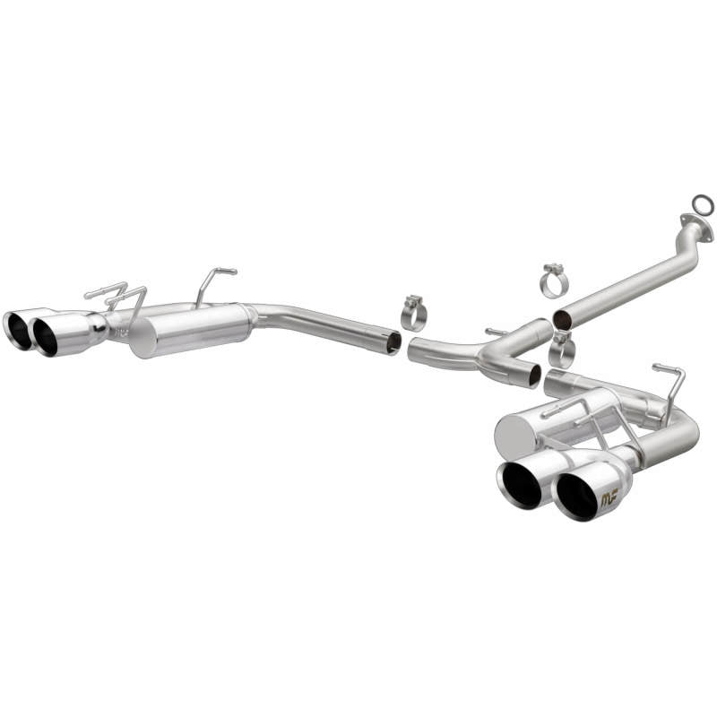 MagnaFlow 18-19 Toyota Camry XSE 2.5L (FWD) Street Series Cat-Back Exhaust w/4in Polished Quad Tips Magnaflow