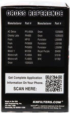 Load image into Gallery viewer, K&amp;N Oil Filter for Ford/Lincoln/Mercury/Mazda/Chrysler/Dodge/Jeep/Jaguar 3in OD x 5.063in H K&amp;N Engineering