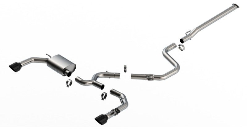 Borla 22-23 Hyundai Elantra N 2.0L 4 CYL. Turbo AT/MT ATAK Catback Exhaust Black Chrome Borla