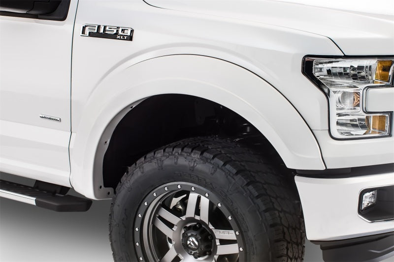 Bushwacker 15-17 Ford F-150 Styleside Extend-A-Fender Style Flares 4pc 67.1/78.9/97.6in Bed - Black Bushwacker