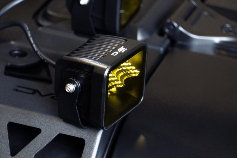 DV8 Offroad 3in Elite Series LED Amber Pod Light DV8 Offroad