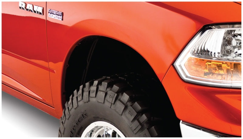 Bushwacker 10-18 Ram 1500 Fleetside Extend-A-Fender Style Flares 4pc 67.4/76.3/96.3in Bed - Black Bushwacker