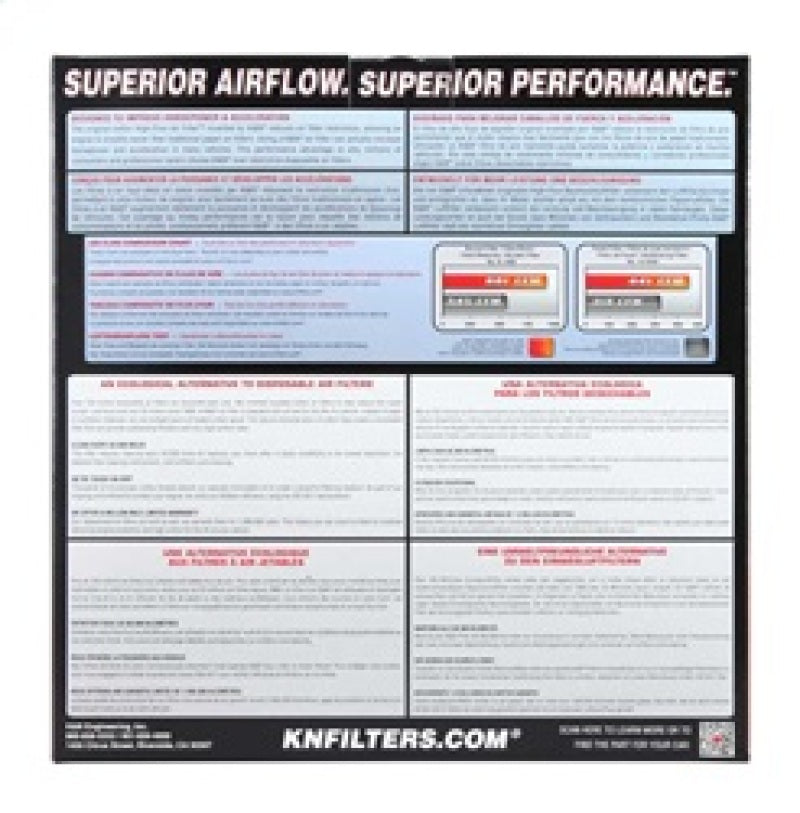 K&N Replacement Air Filter Round 11in OD 9-1/4in ID 6in H K&N Engineering
