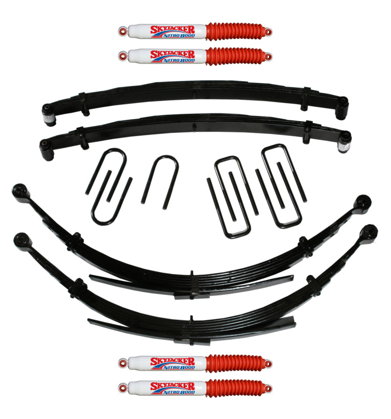Skyjacker 6"SYS,87-91DGE CUM,4 NITROS Skyjacker