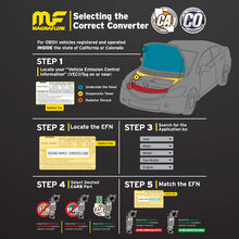 Load image into Gallery viewer, MagnaFlow Conv DF 01-05 Porsche 911 3.6L Front Right (California) Magnaflow