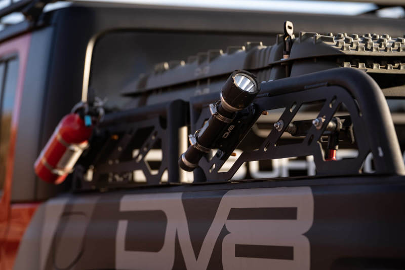 DV8 Offroad 20-22 Jeep Gladiator JT / 05-21 Toyota Tacoma Overland Bed Rack - 2pc. Adjustable DV8 Offroad