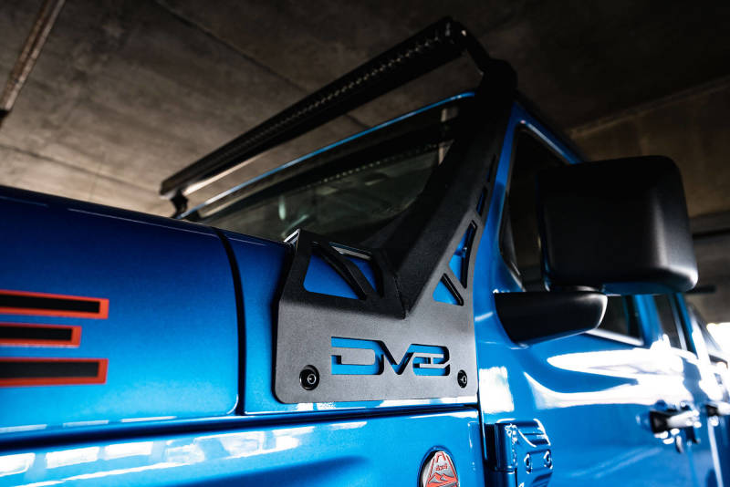 DV8 Offroad 20-22 Jeep JL 392 & JT Mojave A-Pillar Light Bar Mount DV8 Offroad