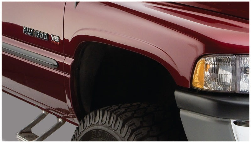 Bushwacker 94-01 Dodge Ram 1500 Fleetside Pocket Style Flares 4pc 78.0/96.0in Bed - Black Bushwacker
