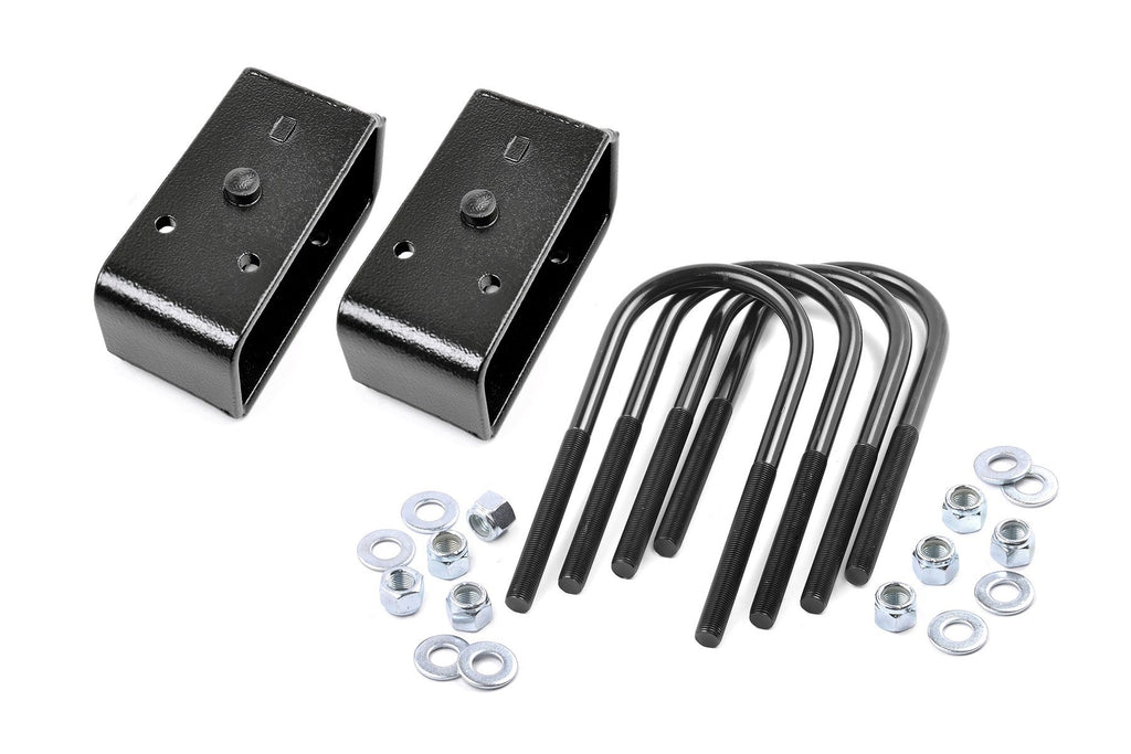 2 Inch Block & U-Bolt Kit | Ford F-250 Super Duty 2WD/4WD (05-10) Rough Country