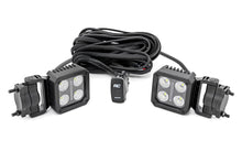 Load image into Gallery viewer, LED Light Pair | 2 Inch Square | Flood | Swivel Mount Rough Country