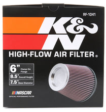 Load image into Gallery viewer, K&amp;N Round Tapered Universal Air Filter 6 inch Flange 7 1/2 inch Base 5 inch Top 7 1/2 inch Height K&amp;N Engineering