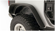 Load image into Gallery viewer, Bushwacker 07-18 Jeep Wrangler Flat Style Flares 2pc Fits 2-Door Sport Utility Only - Black Bushwacker