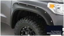 Load image into Gallery viewer, Bushwacker 16-18 Toyota Tundra Fleetside Pocket Style Flares 4pc - Midnight Black Bushwacker