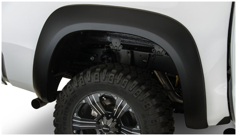 Bushwacker 07-13 Toyota Tundra Fleetside Extend-A-Fender Style Flares 4pc - Black Bushwacker