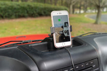 Load image into Gallery viewer, Rugged Ridge Dash Multi-Mount Charging Phone Kit 11-18 JK Rugged Ridge