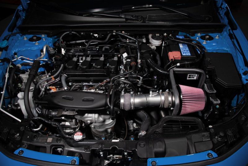 K&N 2022 Honda Civic 1.5L Turbo L4 Silver Typhoon Intake K&N Engineering