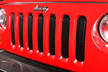 Load image into Gallery viewer, Rugged Ridge Grille Insert Black 07-18 Jeep Wrangler Rugged Ridge
