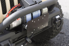 Load image into Gallery viewer, Rugged Ridge Front Hawse Fairlead License Plate Mounting Bracket Rugged Ridge