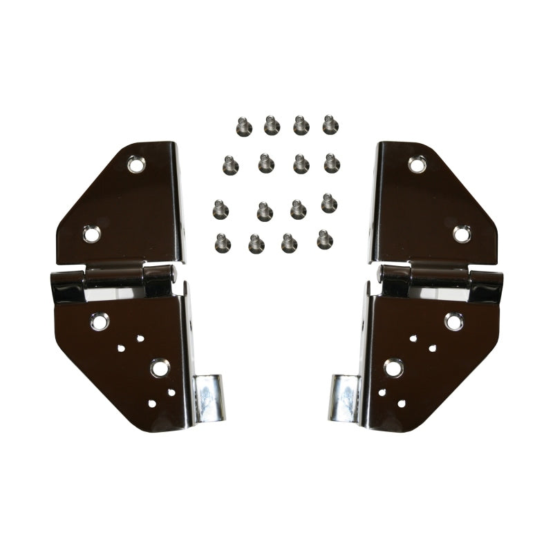 Rugged Ridge 76-95 Jeep CJ / Jeep Wrangler Stainless Steel Windshield Hinges Rugged Ridge