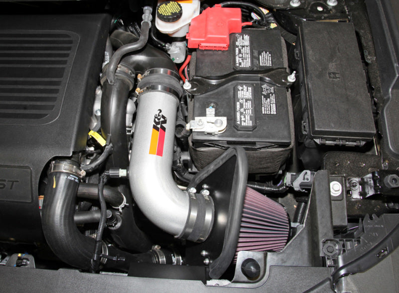 K&N 11 Ford Taurus SHO 3.5L V6 Silver Typhoon Cold Air Intake K&N Engineering