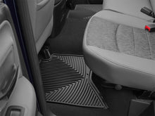 Load image into Gallery viewer, WeatherTech 02-14 Dodge Ram Quad Cab Rear Rubber Mats - Black WeatherTech