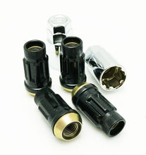 Load image into Gallery viewer, Wheel Mate Muteki SR45R Lug Nut Kit Lock Set 12x1.5 45mm - Black Wheel Mate