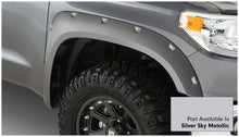Load image into Gallery viewer, Bushwacker 16-18 Toyota Tundra Fleetside Pocket Style Flares 4pc 66.7/78.7/97.6in Bed - Silver Sky Bushwacker