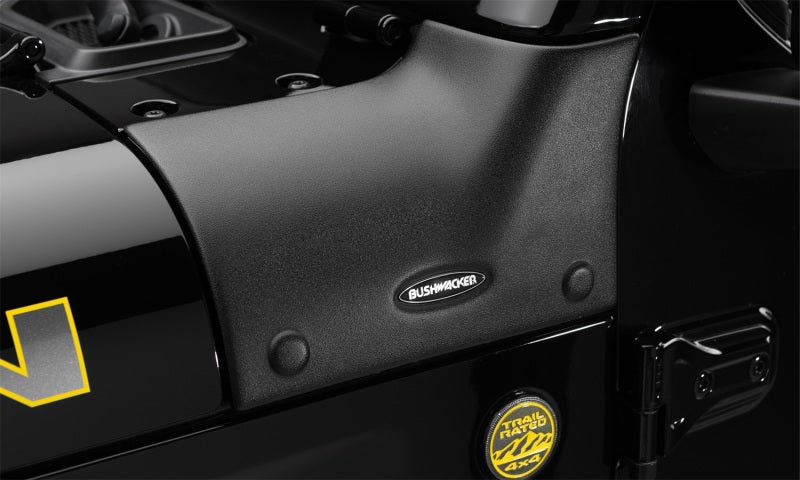 Bushwacker 18-19 Jeep Wrangler JL Trail Armor Cowl Guard - Black Bushwacker