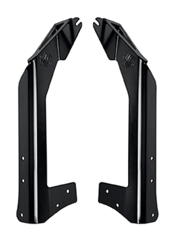 KC HiLiTES Jeep JK 50in. Overhead Xross Bar Light Mount (Bar Only/Req. Mount Brackets) - Black KC HiLiTES