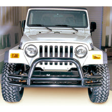 Load image into Gallery viewer, Rugged Ridge 3-In Dbl Tube Front Bumper w/ Hoop 76-06 CJ / Jeep Wrangler Rugged Ridge