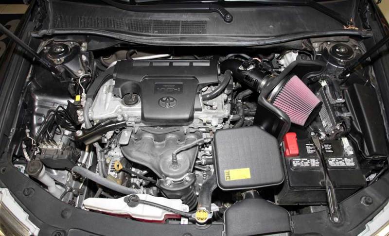 K&N 12-13 Toyota Camry 2.5L Black Typhoon Cold-Air Intake K&N Engineering