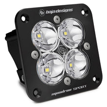 Load image into Gallery viewer, Baja Designs Squadron Sport Work/Scene Pattern Black Flush Mount LED Light Pod - Clear Baja Designs