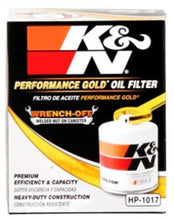 Load image into Gallery viewer, K&amp;N 3.74inch / 2.98 OD Performance Gold Oil Filter K&amp;N Engineering