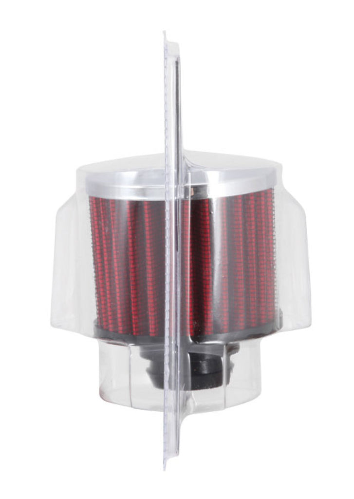 K&N Rubber Base Chrome Top Push-In Crankcase Vent Filter 3in OD x 2-1/2in H. K&N Engineering