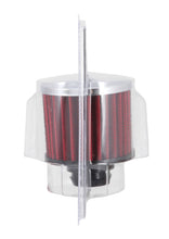 Load image into Gallery viewer, K&amp;N Rubber Base Chrome Top Push-In Crankcase Vent Filter 3in OD x 2-1/2in H. K&amp;N Engineering