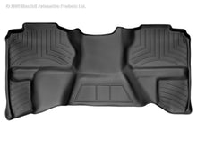 Load image into Gallery viewer, WeatherTech 07-13 Chevrolet Silverado Extended Cab Rear FloorLiner - Black WeatherTech