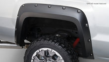 Load image into Gallery viewer, Bushwacker 14-18 GMC Sierra 1500 Pocket Style Flares 2pc 69.3/78.8/97.8in Bed - Black Bushwacker