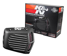 Load image into Gallery viewer, K&amp;N Street Metal Intake System for 01-16 Harley Davidson Softail/Dyna - Shaker Black K&amp;N Engineering