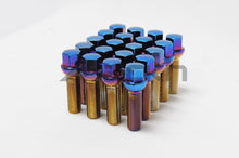 Load image into Gallery viewer, Wheel Mate Mevius Lug Bolt Set of 20 - Black 14x1.50 40mm Ball 14mm RAD Wheel Mate