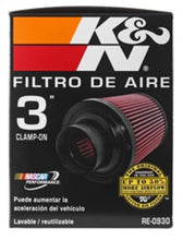 Load image into Gallery viewer, K&amp;N Universal Rubber Filter - Round Tapered 6in Base OD x 3in Flange ID x 6in H K&amp;N Engineering