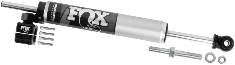 Fox 2007+ Jeep JK 8.2in 2.0 Tie Rod Clamp Steering Stabilizer FOX