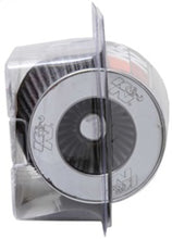 Load image into Gallery viewer, K&amp;N Universal Filter Chrome Round Tapered White - 4in Flange ID x 1.125in Flange Length x 5.5in H K&amp;N Engineering