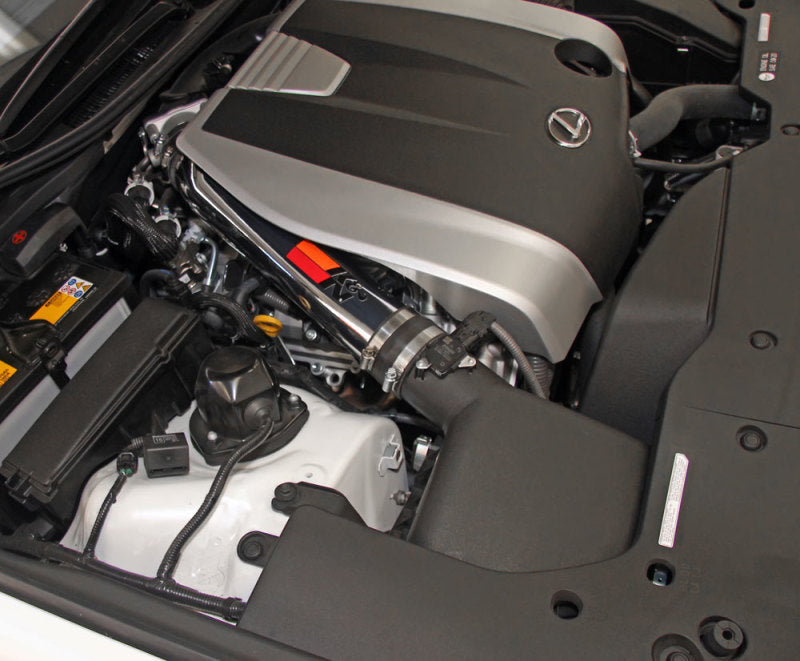 K&N 69 Series Performance Typhoon Intake Kit - Polished for 13-14 Lexus GS350 3.5L V6 K&N Engineering